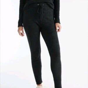 Knix Cozy Track Pants Jogger in Pull-on Black Stretch Soft with Pockets Pants